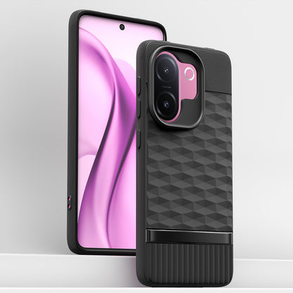 Pikkme Vivo V60e 5G Shockproof Soft Flexible Gencase Back cover (Black)
