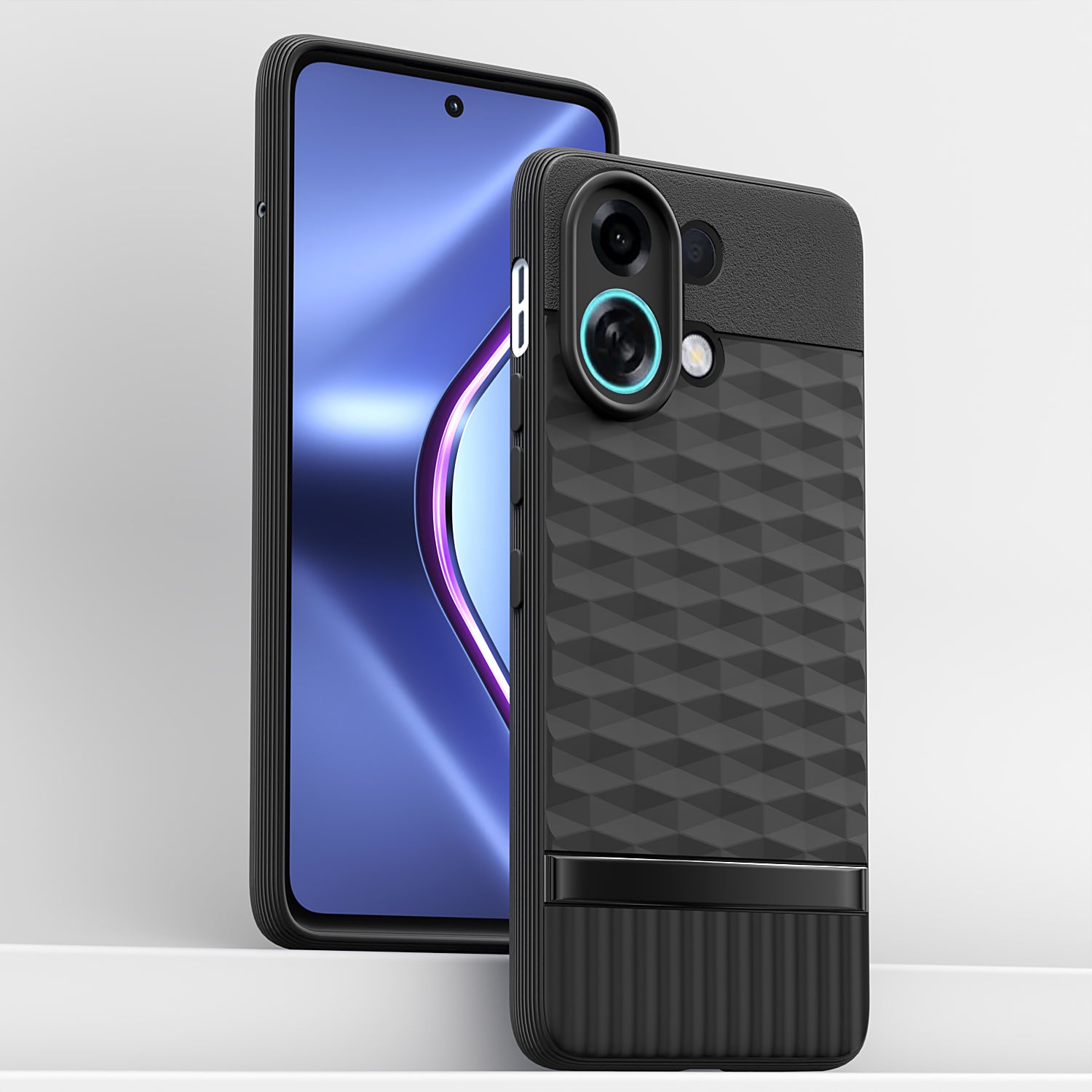 Pikkme Oppo K13 Turbo 5G Shockproof Soft Flexible Gencase Back cover (Black)