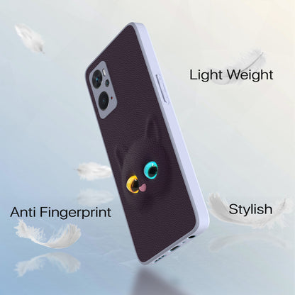 Pikkme Oppo K10 4G Kitty Back Cover (Purple)