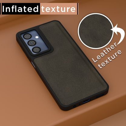 Pikkme Samsung Galaxy M34 5G Premium Leatherback Case (Brown)