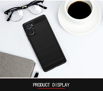 Pikkme Oppo K10  Hybrid Carbon Fiber Back Cover (Black)