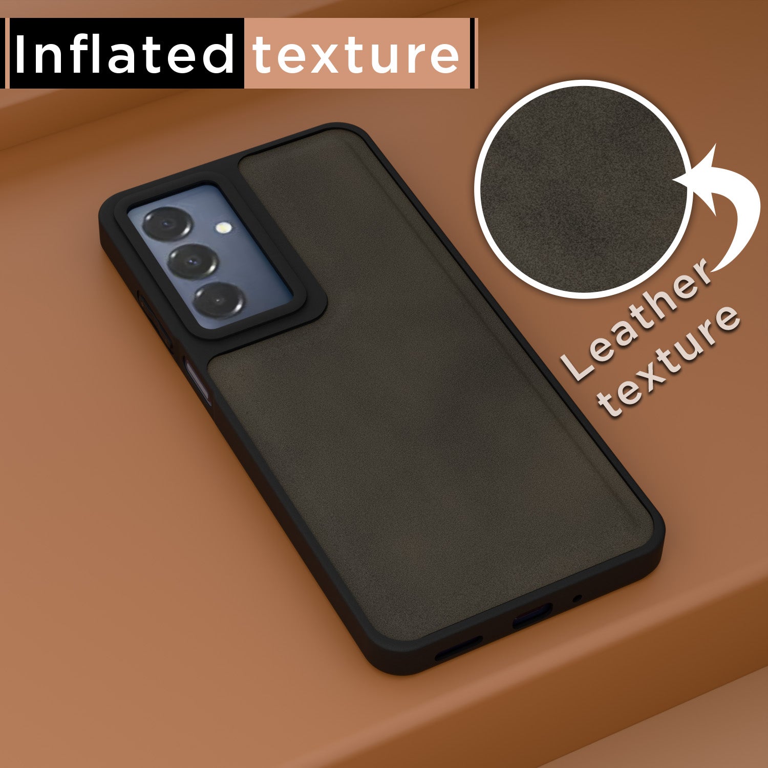 Pikkme Samsung Galaxy A16 5G Premium Leatherback Case (Brown)