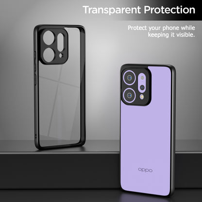 Pikkme Oppo Reno 14 Pro 5G Eagle 2 Shockproof Sleek Hybrid Armor Back Cover (Black)