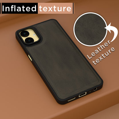 Pikkme Samsung Galaxy A06 Premium Super Soft-Touch Leatherback Case (Brown)