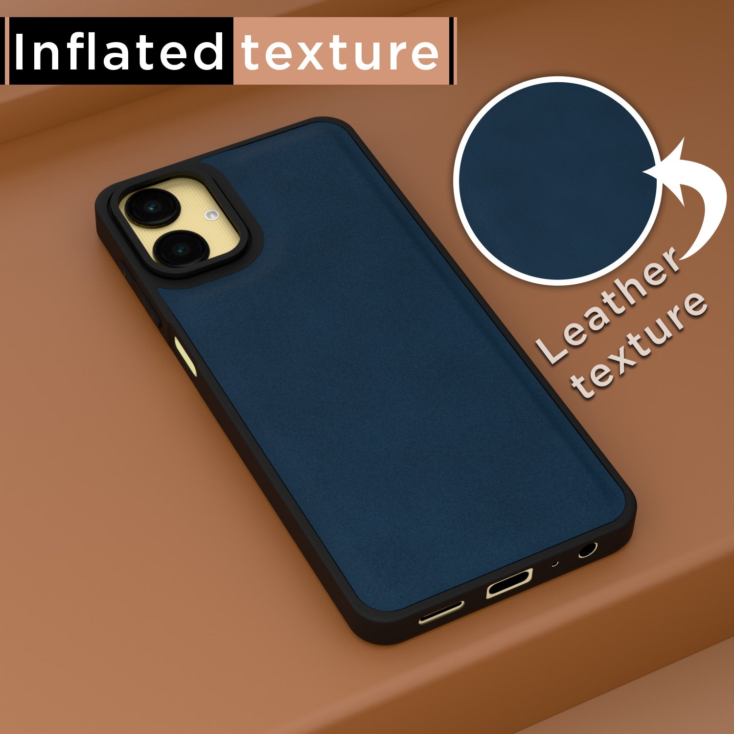 Pikkme Samsung Galaxy A06 Premium Leatherback Case (Blue)