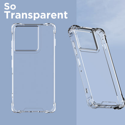 Pikkme Motorola Moto Edge 60 Pro 5G PC + TPU Crystal Clear Back Cover (Transparent)
