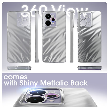 Pikkme Realme 15 Pro 5G Swirl Design Silver Forest Back Cover  (Silver)