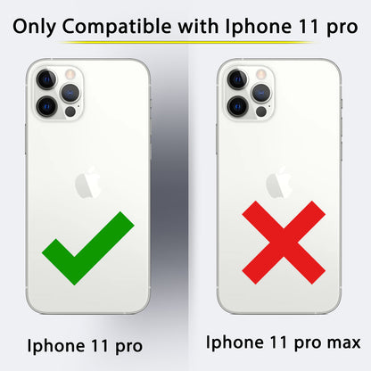 Pikkme iPhone 11 Pro Max Silver Electroplated Chrome Leather Back Cover (Tan)