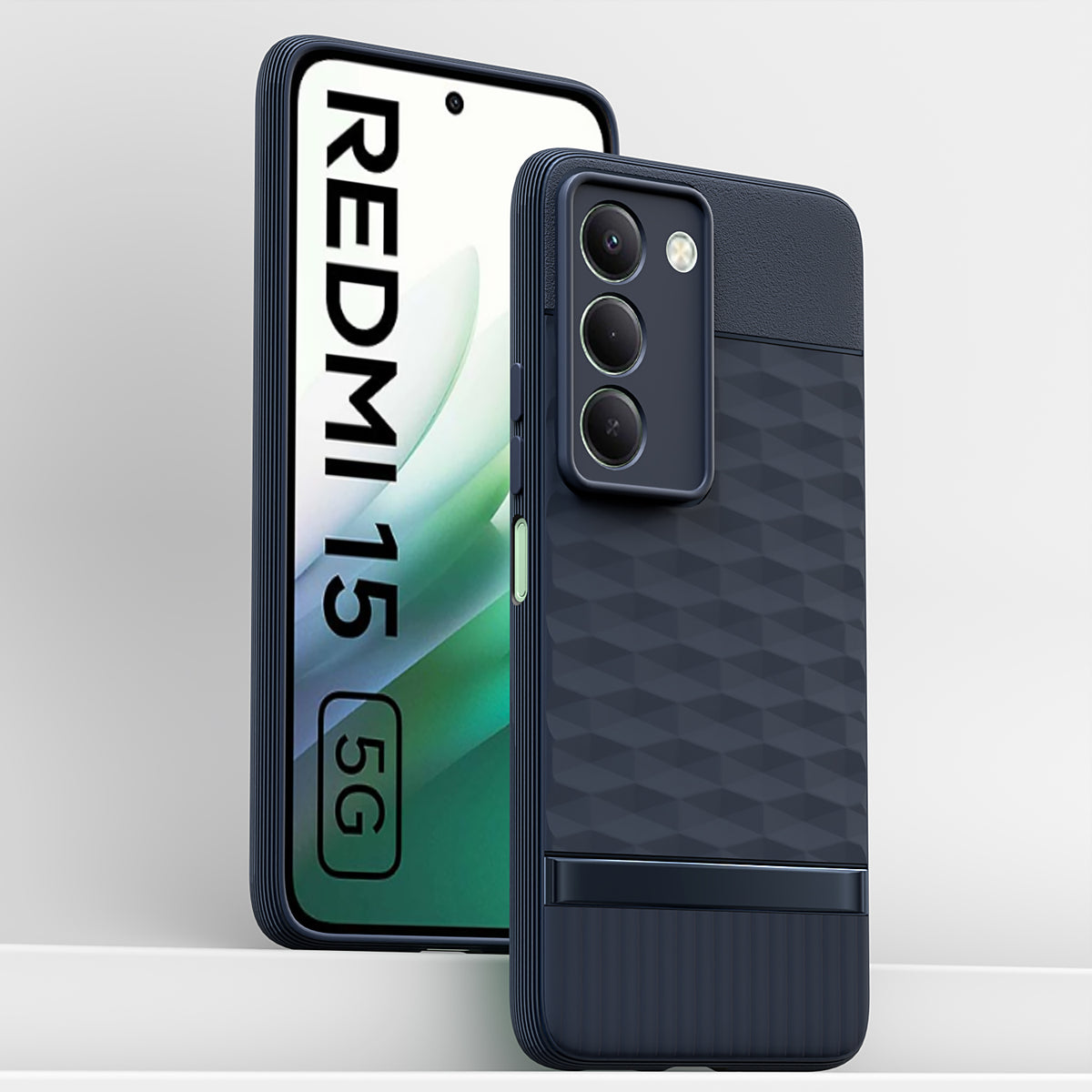Redmi 15 5G Gencase phone cover in blue by Pikkme – photo 2