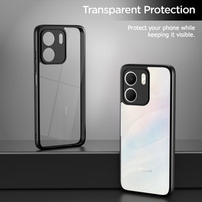Pikkme Oppo A5x Eagle 2 Shockproof Sleek Hybrid Armor Back Cover (Black)