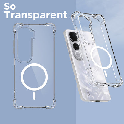 Transparent mag-safe mobile back cover for Vivo Y400 5G – Pikkme – photo 2