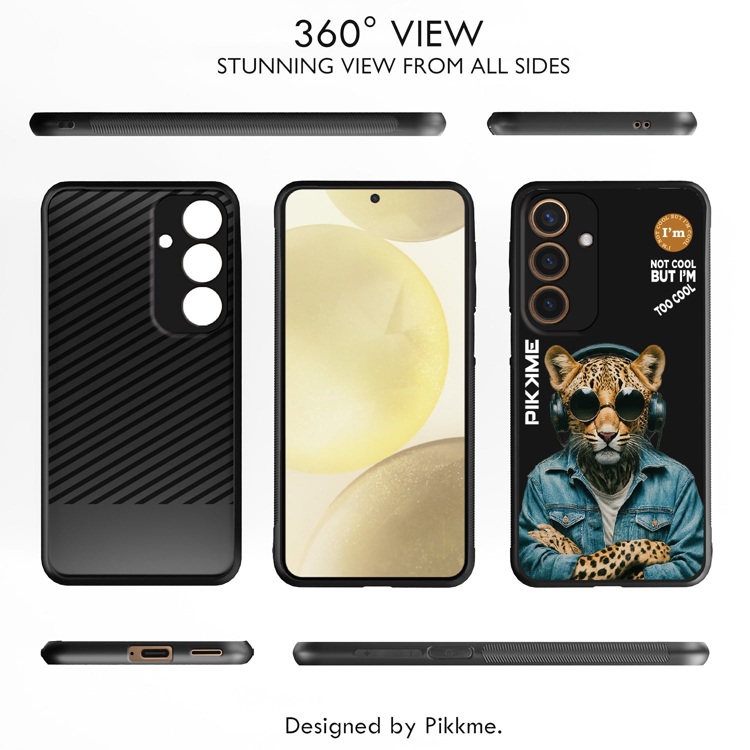 Pikkme Black Leopard Swag  Samsung Galaxy S24 5G NIm2 Back Cover (Design 04)