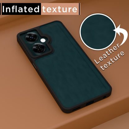 Pikkme OnePlus Nord Ce 3 Lite 5G Premium Super Soft-Touch Leatherback Case (Green)