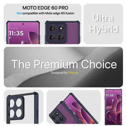 Pikkme Motorola Moto edge 60 Pro 5G Pro Eagle Back Cover (Blue)