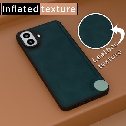 Pikkme CMF by Nothing Phone 1 Premium Super Soft-Touch Leatherback Case (Green)