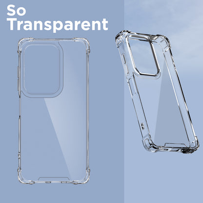 Pikkme Vivo T4x 5G  PC + TPU Clear Transparent Back Cover (Transparent)