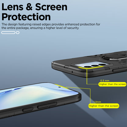 Pikkme Vivo V27 / V27 Pro 5G D5 Tough Armor Back Cover | Black