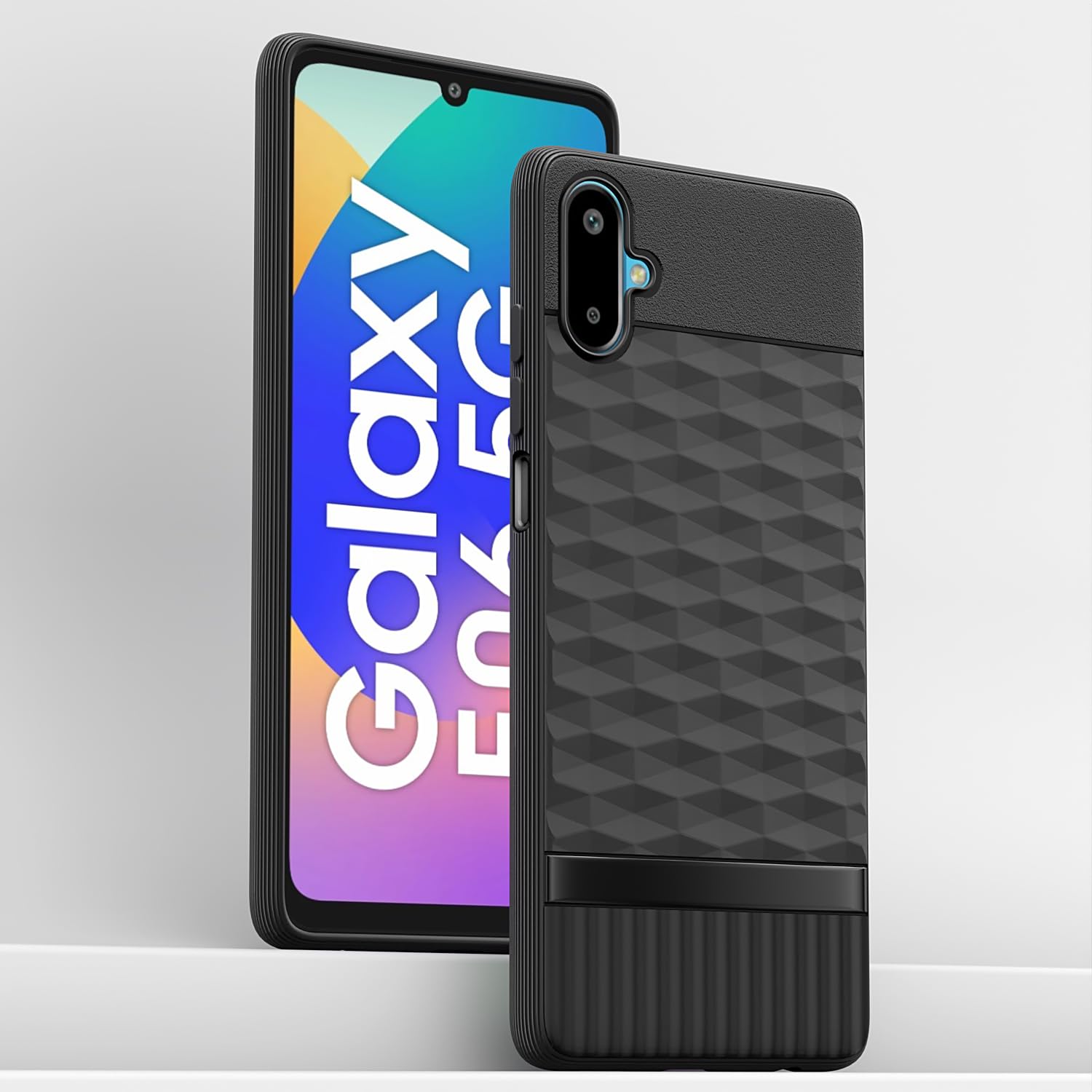 Pikkme Samsung Galaxy F06 5G / Samsung Galaxy M06 5G Shockproof Soft Flexible Gencase Back Cover (Black)