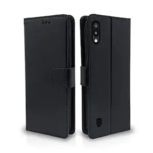 Pikkme Samsung Galaxy M10 black Flip Cover