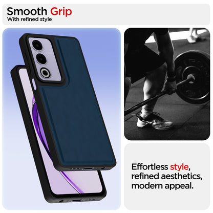 Pikkme Oppo F27 Pro Plus 5G Premium Leatherback Case (Blue)