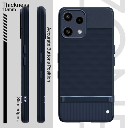 Pikkme Nothing Phone 3a Lite 5G Shockproof Soft Flexible Gencase Back cover (Blue)