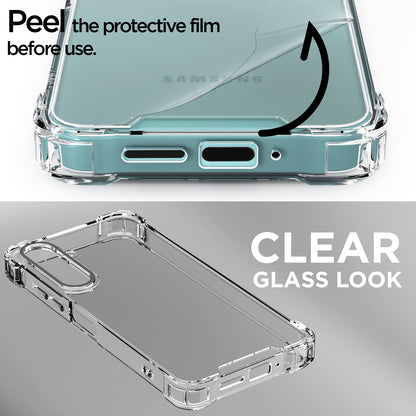 Pikkme Samsung Galaxy A16 5G  PC + TPU Crystal Clear Transparent Back Cover (Transparent)