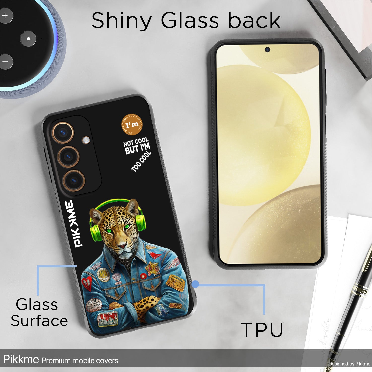 Pikkme Black Leopard Swag  Samsung Galaxy S24 5G NIm2 Back Cover (Design 03)
