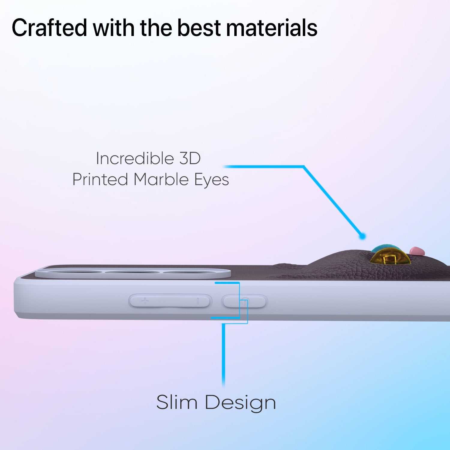 Pikkme Samsung Galaxy M56 5G kitty Back Cover (Purple)