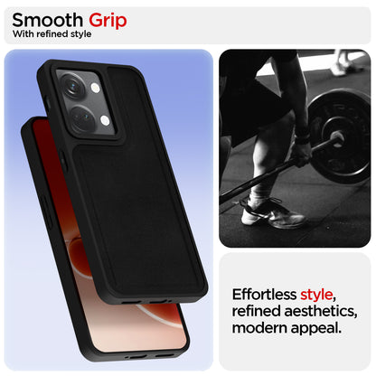 Pikkme OnePlus Nord 3 5G Premium Super Soft-Touch Leatherback Case (Black)