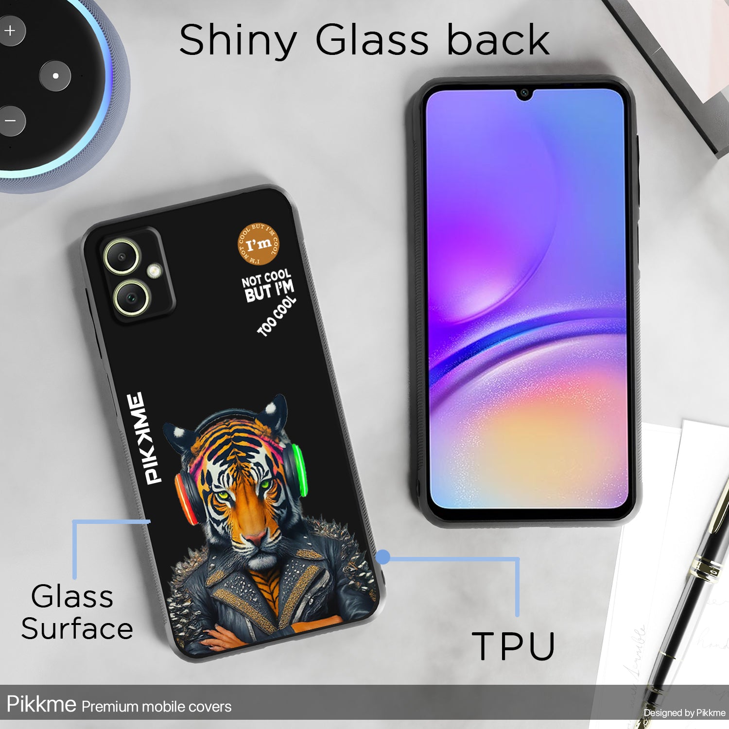 Pikkme Black Tiger Swag  Samsung Galaxy A05 Nim2 Back Cover (Design 06)