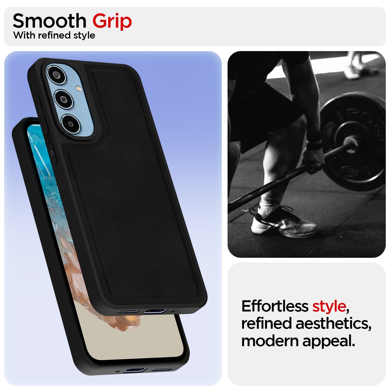 Pikkme Samsung Galaxy M35 5G Premium Leatherback Case (Black)
