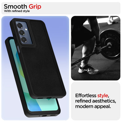 Pikkme Samsung Galaxy A16 5G Premium Leatherback Case (Black)