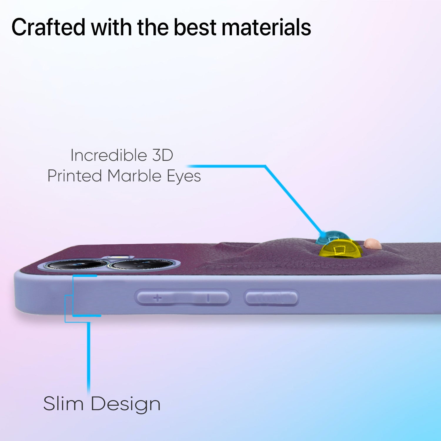 Pikkme Realme 10 Pro Plus 5G Kitty Back Cover (Purple)