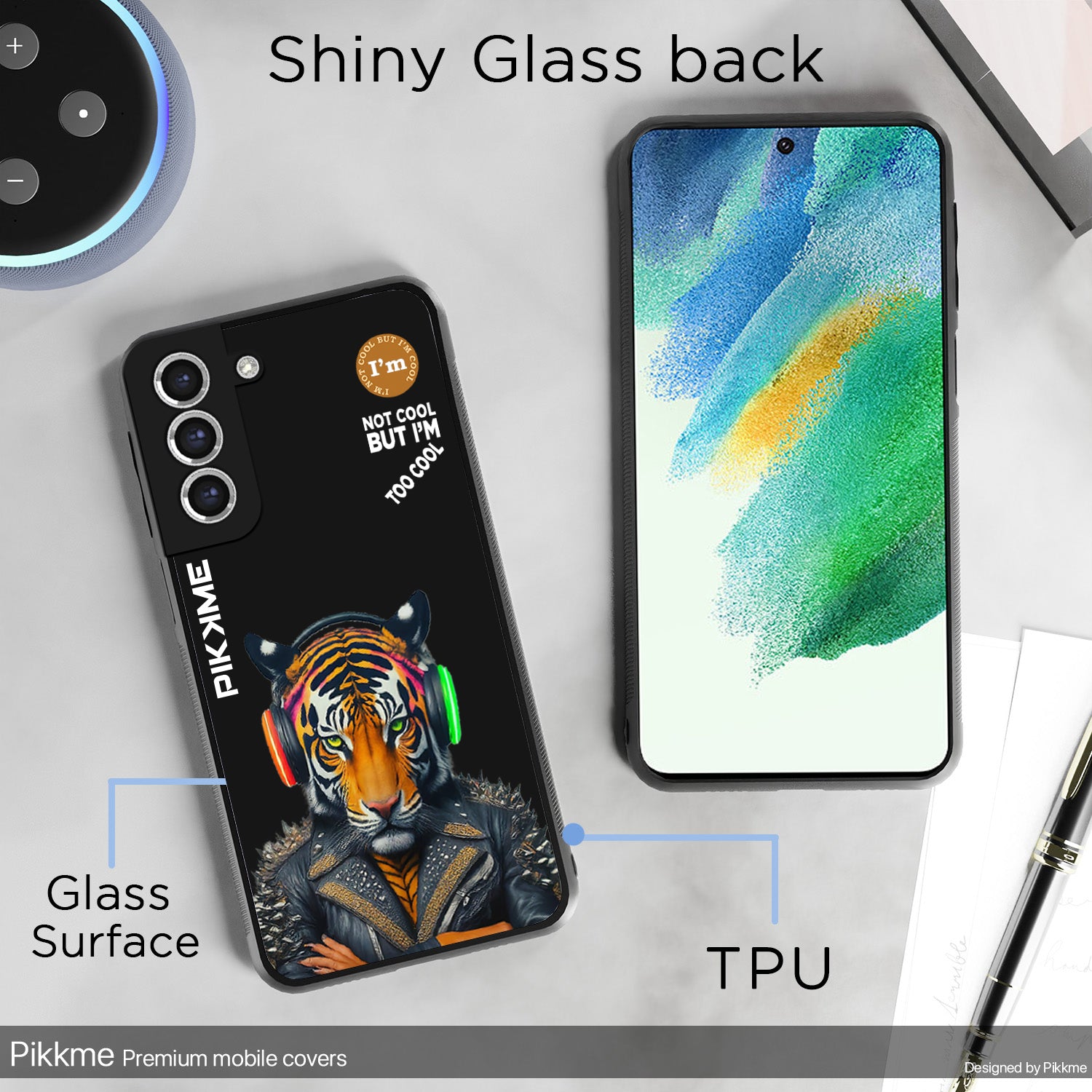 Pikkme Black Tiger Swag Samsung Galaxy S21 Fe Nim2 Back Cover (Design 06)