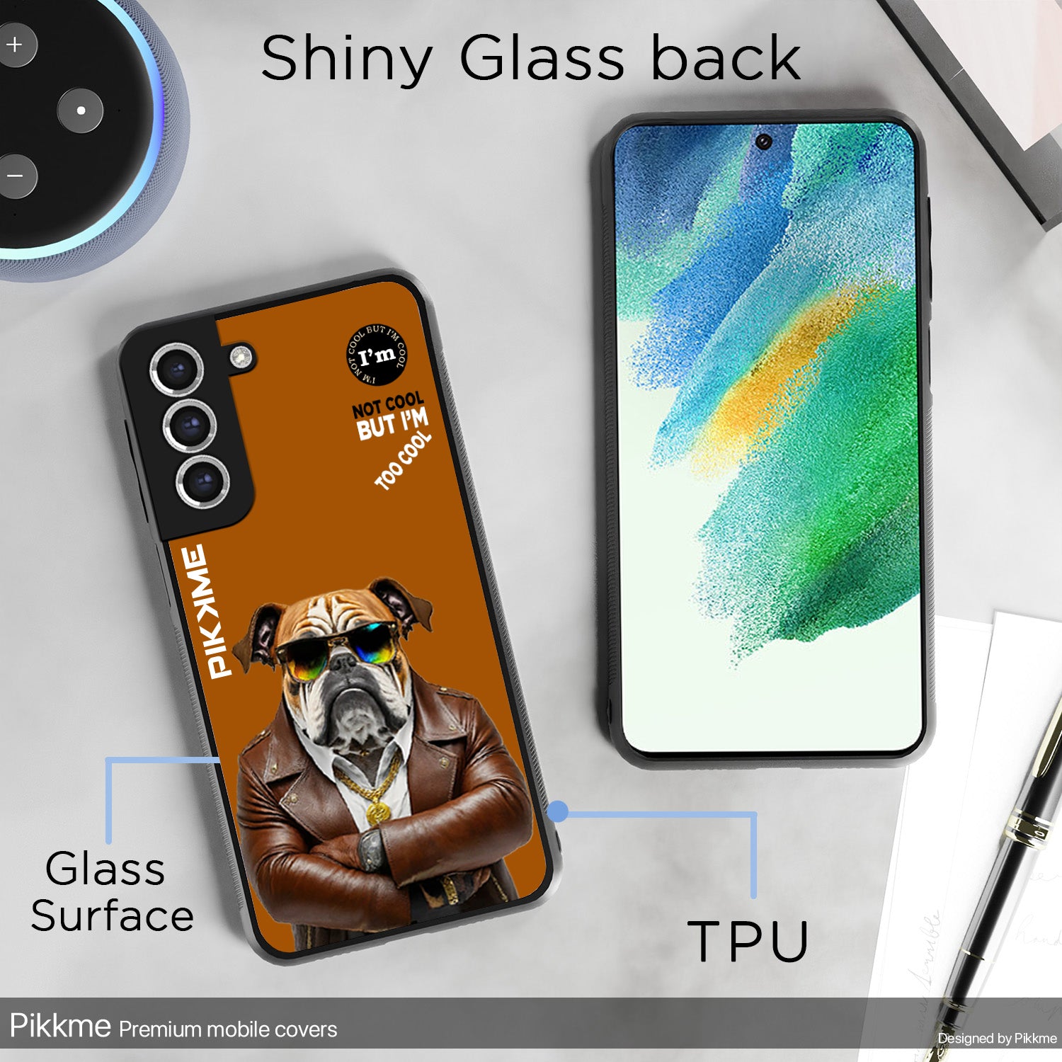 Pikkme Brown Dog Swag Samsung Galaxy S21 Fe Nim2 Back Cover (Design 10)