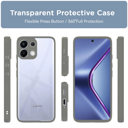 Pikkme Oppo K13 5G Eagle 2 Shockproof Sleek Hybrid Armor Back Cover (Grey)