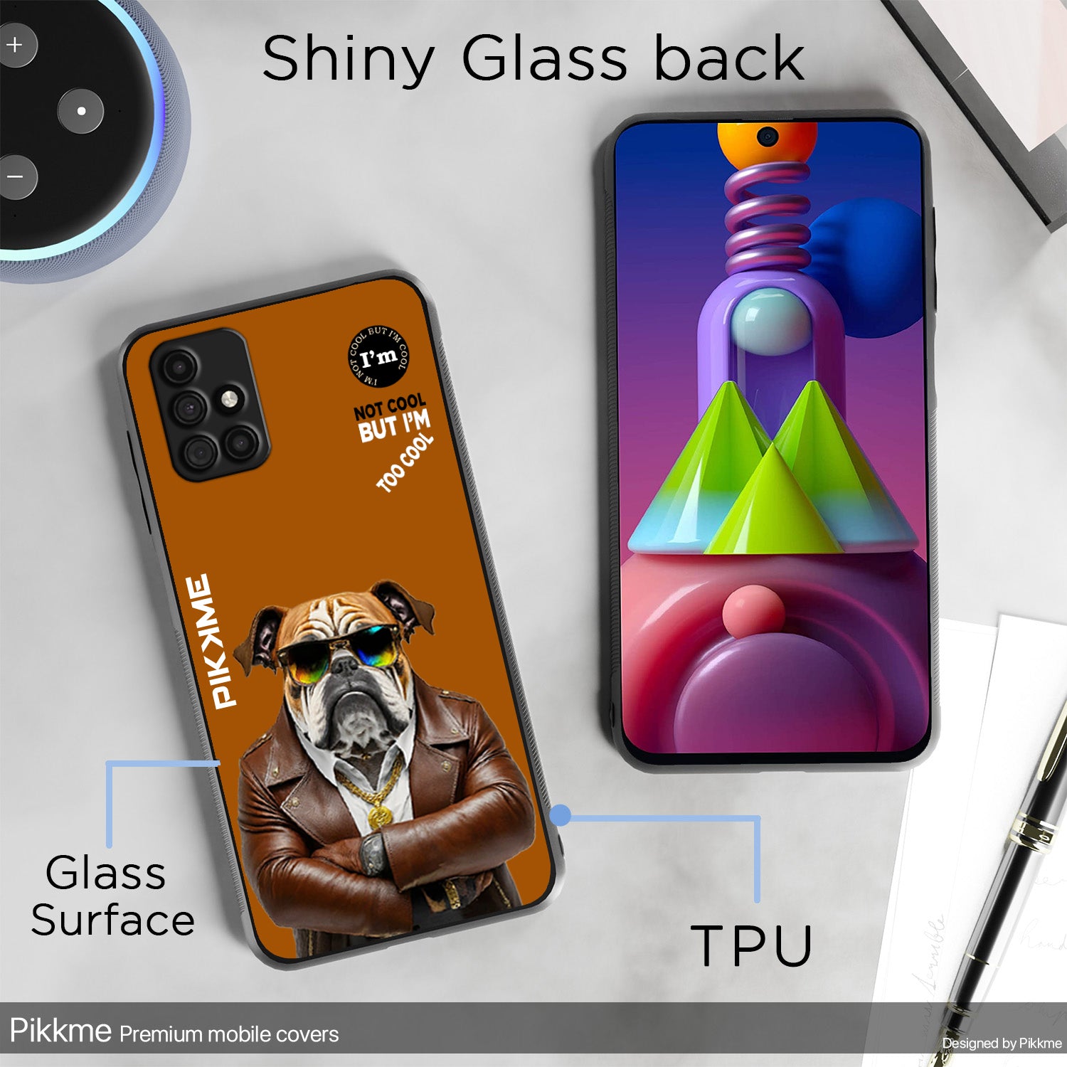 Pikkme Brown Dog Swag  Samsung Galaxy M31s Nim2 Back Cover (Design 10)