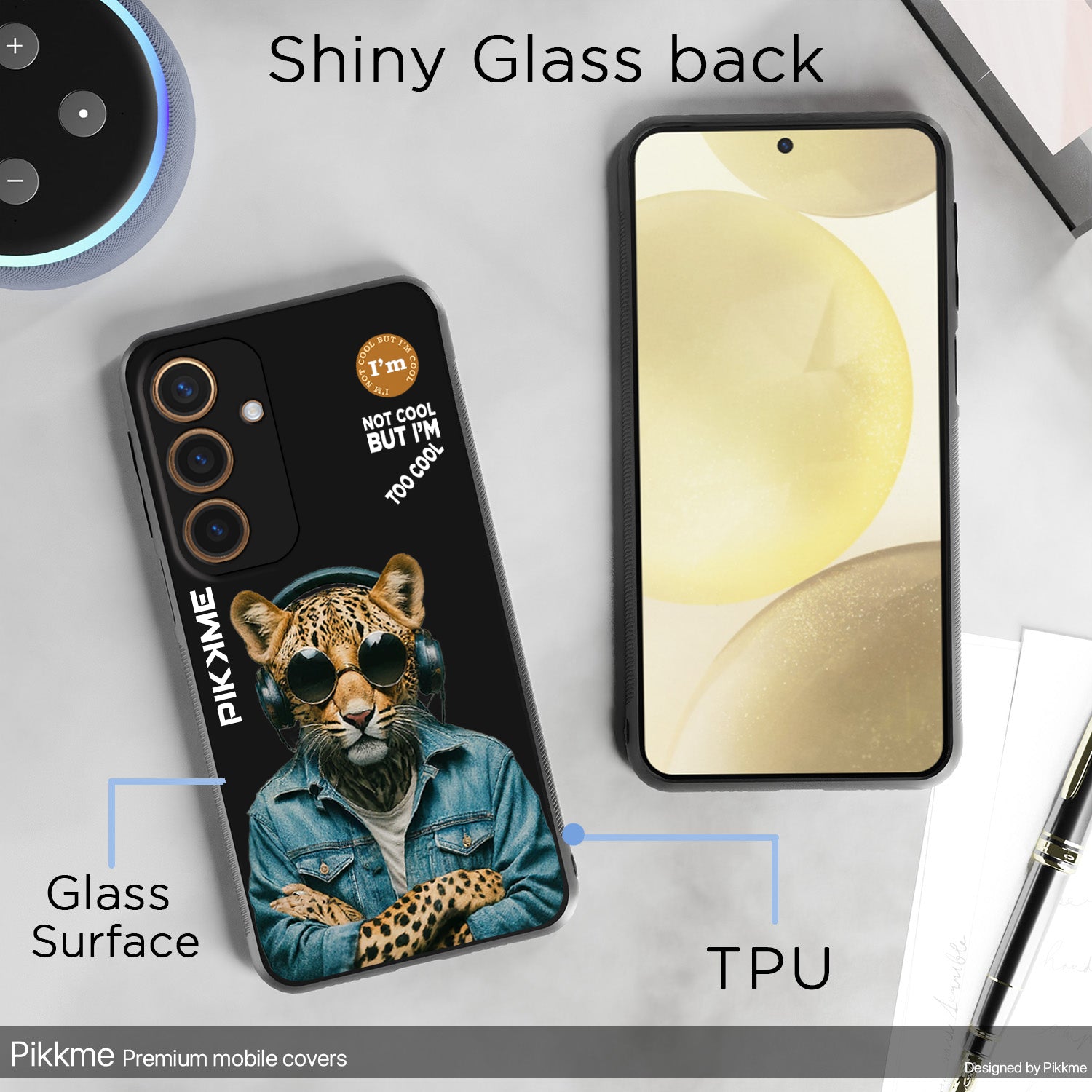 Pikkme Black Leopard Swag  Samsung Galaxy S24 5G NIm2 Back Cover (Design 04)