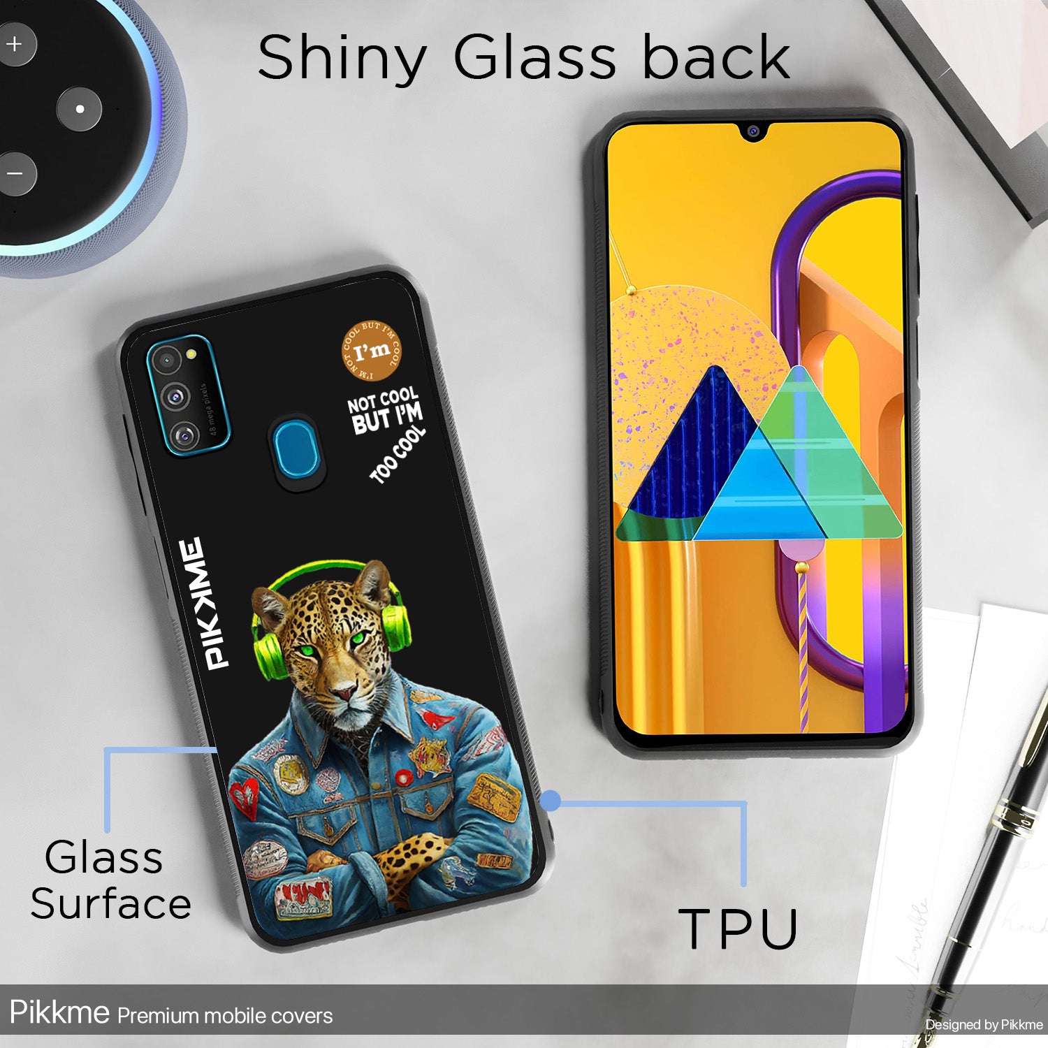Pikkme Black Leopard Swag  Samsung Galaxy M30s Nim2 Back Cover (Design 03)