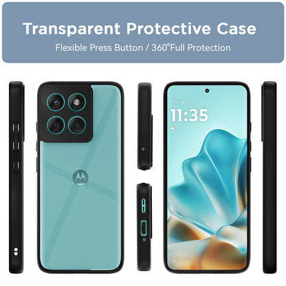 Pikkme Motorola Moto Edge 60 Fusion 5G Eagle 2 Back Cover (Black)