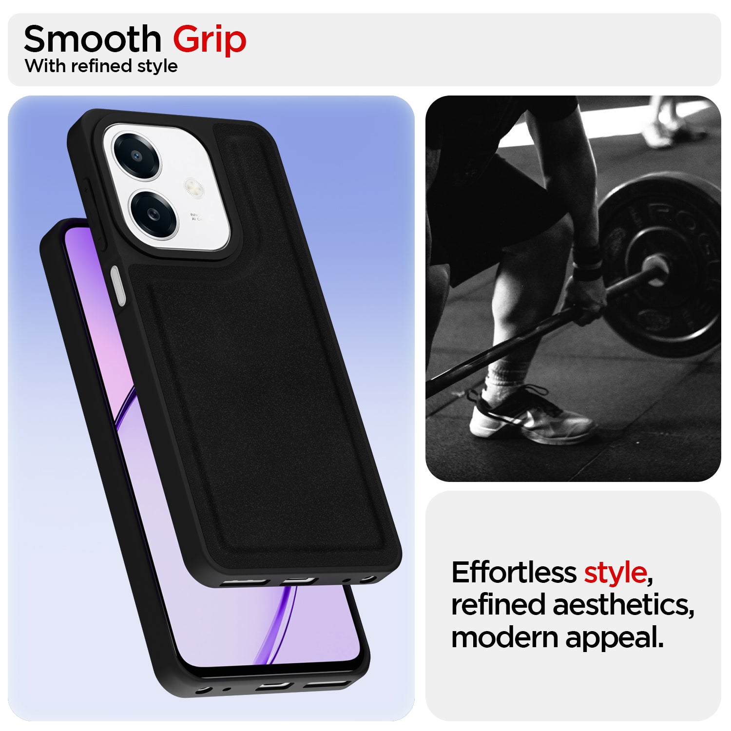 Pikkme Oppo A3x 5G / A3x 4G / A3 5G Premium Super Soft-Touch Leatherback Case (Black)