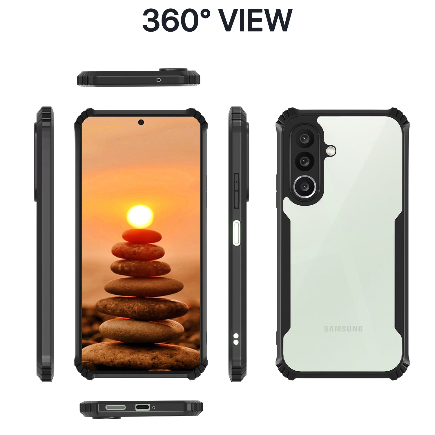 Pikkme black back cover for Samsung M36 5G – photo 3