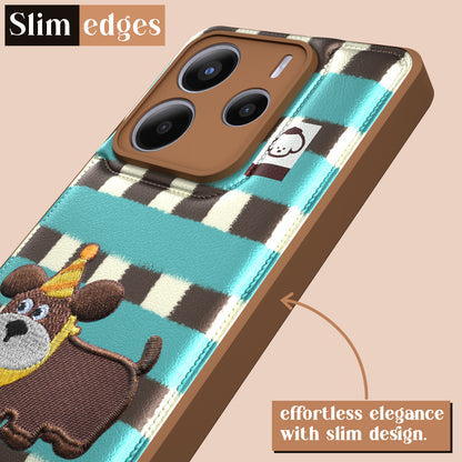 Pikkme  Redmi Note 14 5G Cute Girlish Dog Series Back Cover (Design3)