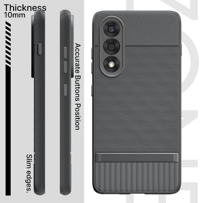 Pikkme OnePlus Nord 5 5G Shockproof Soft Flexible Gencase Back Cover (Grey)