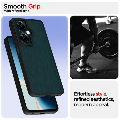 Pikkme OnePlus Nord Ce 3 Lite 5G Premium Super Soft-Touch Leatherback Case (Green)