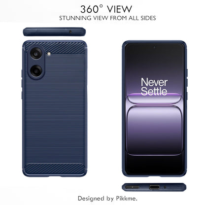 Pikkme   Hybrid Carbon Fiber Back Cover (Blue)