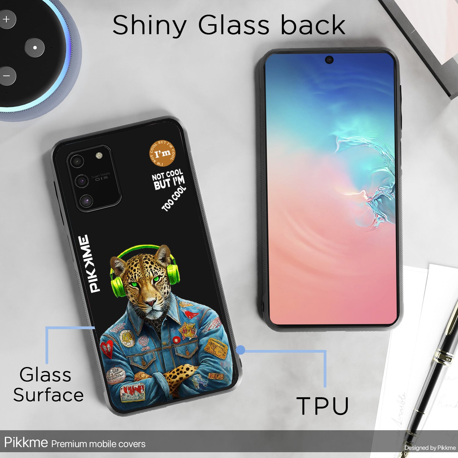 Pikkme Black Leopard Swag  Samsung Galaxy S10 Lite Nim2 Back Cover (Design 03)