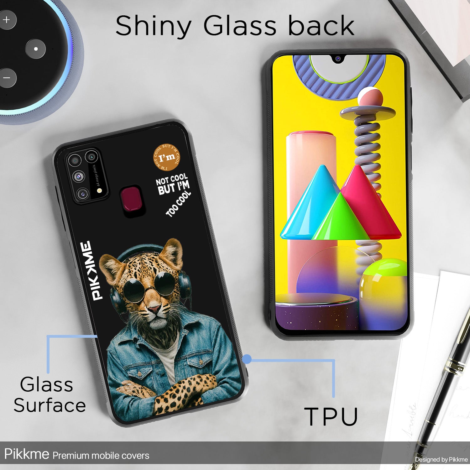 Pikkme Black Leopard Swag  Samsung Galaxy M31 Nim2 Back Cover (Design 04)