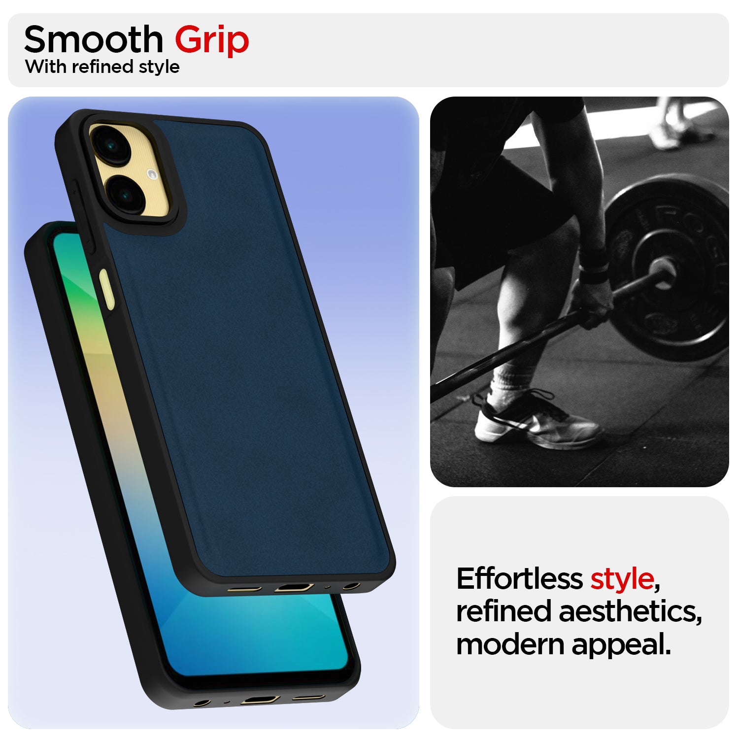 Pikkme Samsung Galaxy A06 Premium Leatherback Case (Blue)