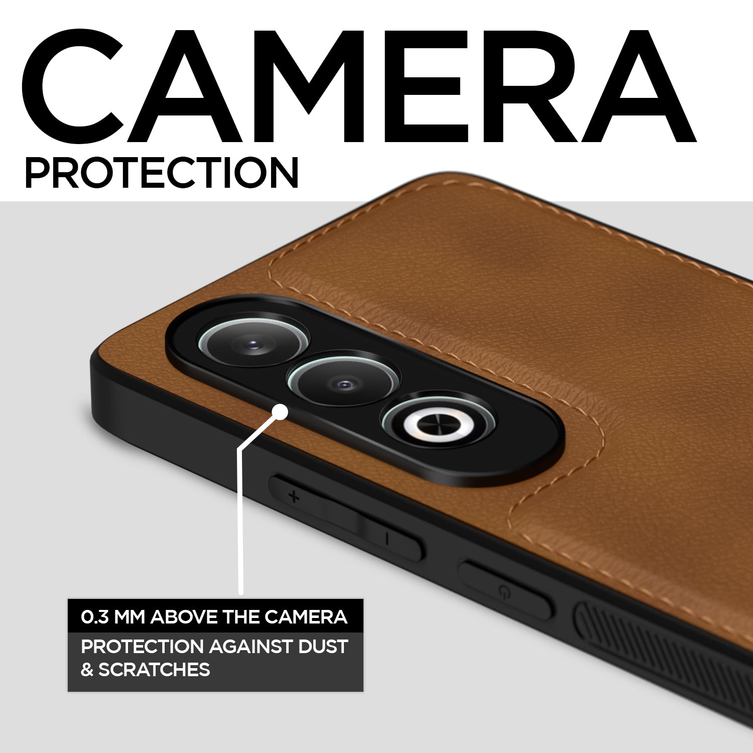 Pikkme OnePlus Nord CE 4 5G Leatherback Back Case | Brown